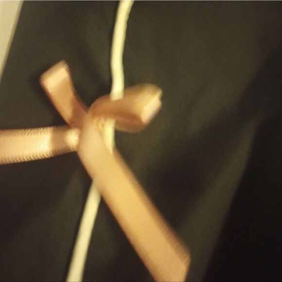 Elastic waist track style pants with pink bows accents on the sides - Picture 4 of 7